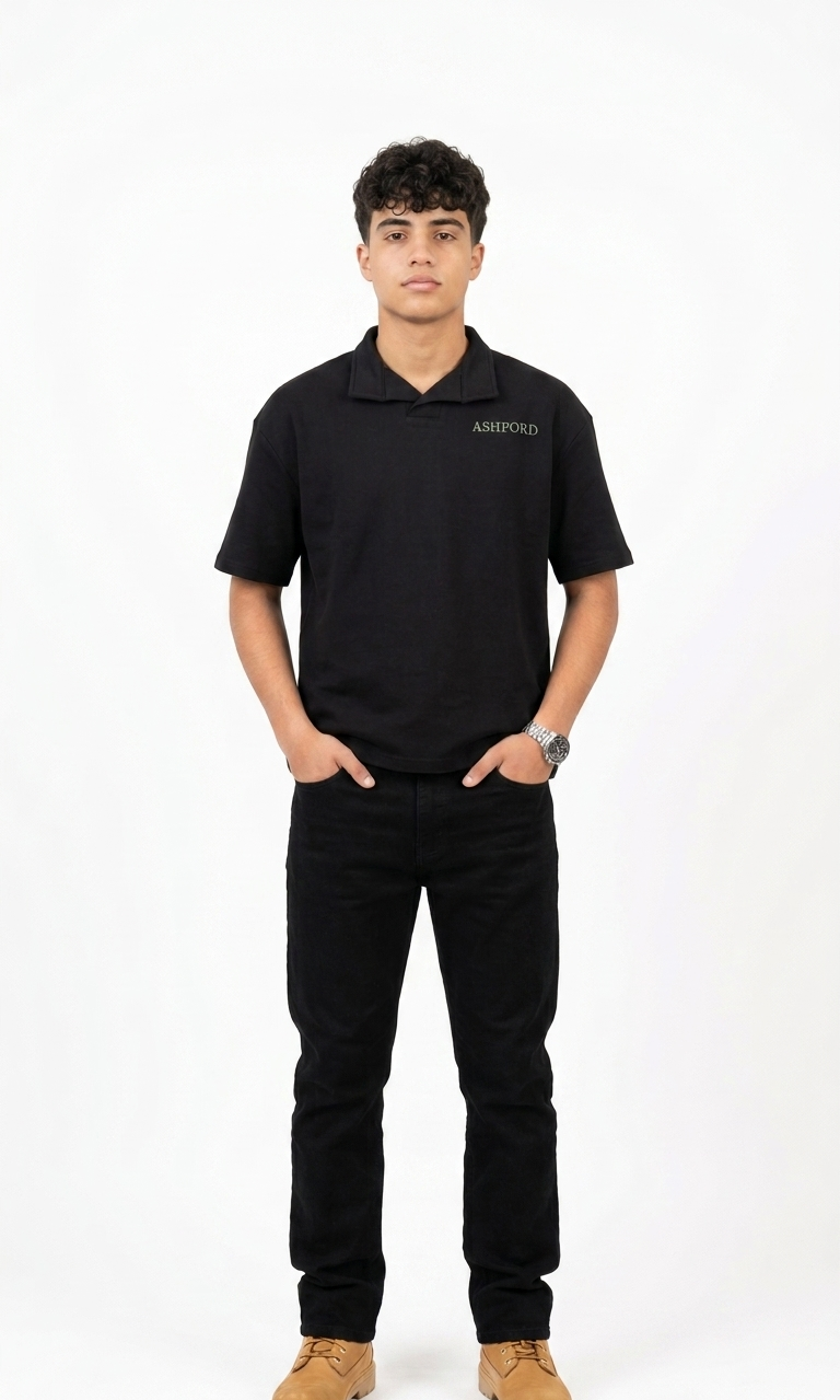 ASHFORD BLACK POLO
